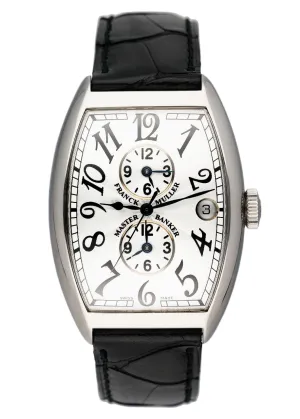Franck Muller Master Banker 6850 MB Silver Dial Watch Box Papers