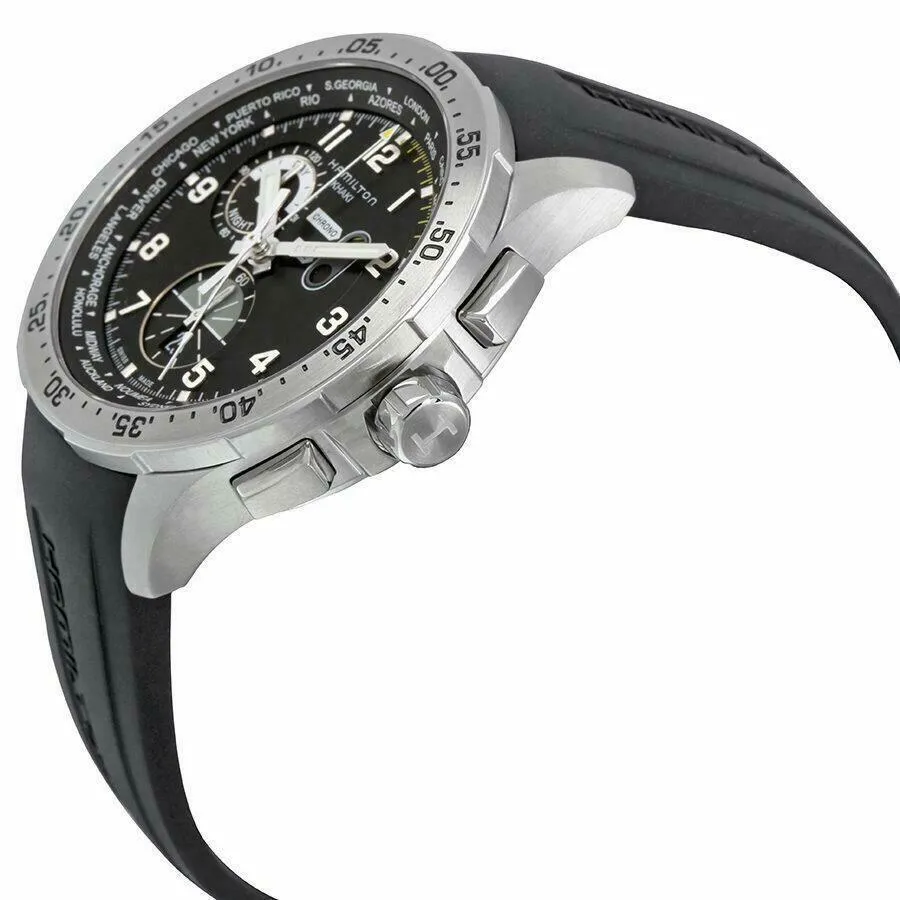 Hamilton Khaki Aviation Worldtimer Chrono Quartz Men's Watch H76714335