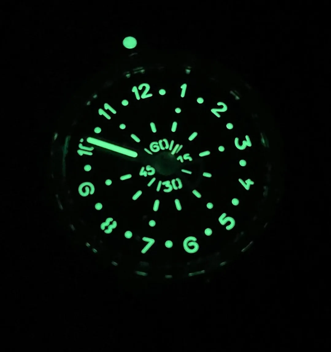Maranez 42mm Rawai Bronze gauge black Face Watch